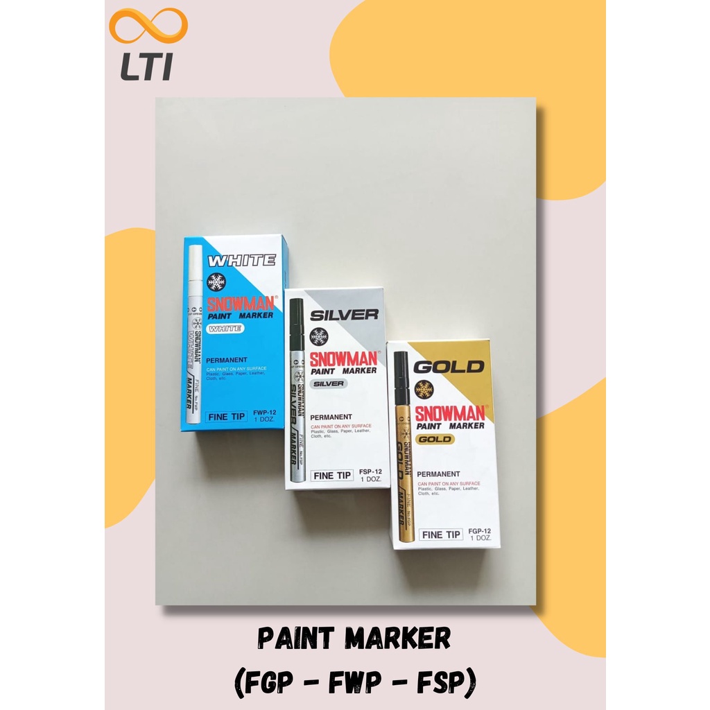 

Snowman Paint marker Fine Tip / PCS - HEMAT