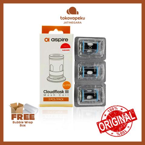 COIL CLOUDFLASK 3 COIL CLOUDFLASK III ORI by ASPIRE