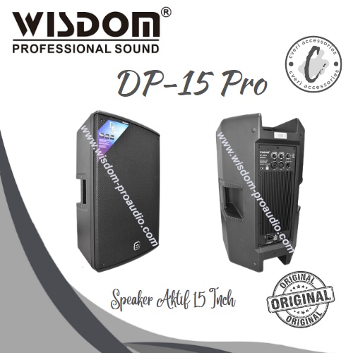 Wisdom DP15 PRO Speaker Aktif 15" Original Wisdom DP-15 PRO