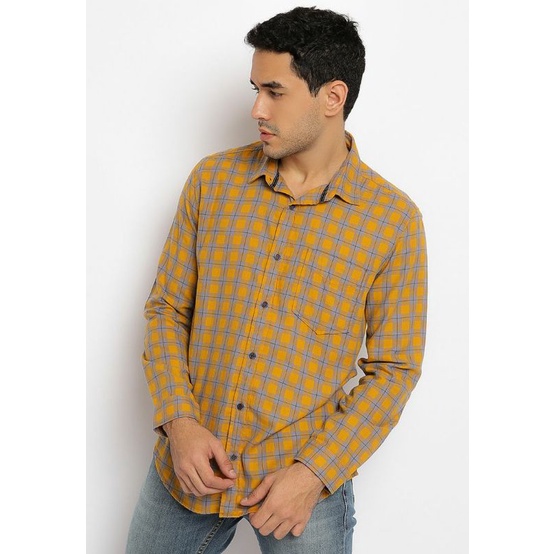 KLL322 KEMEJA LOIS ORIGINAL LENGAN PANJANG KOTAK