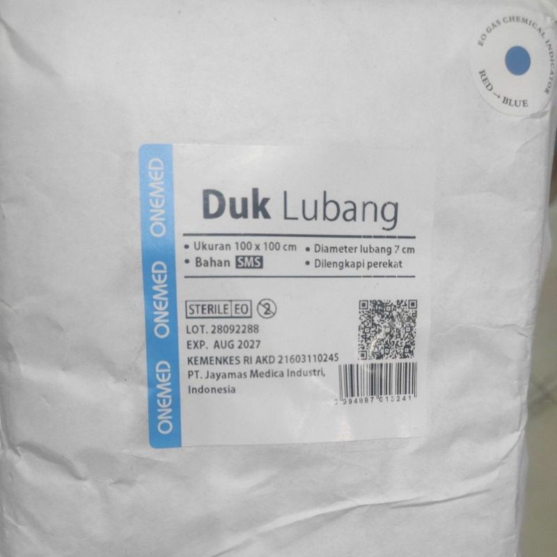 duk bolong 100 x 100cm onemed