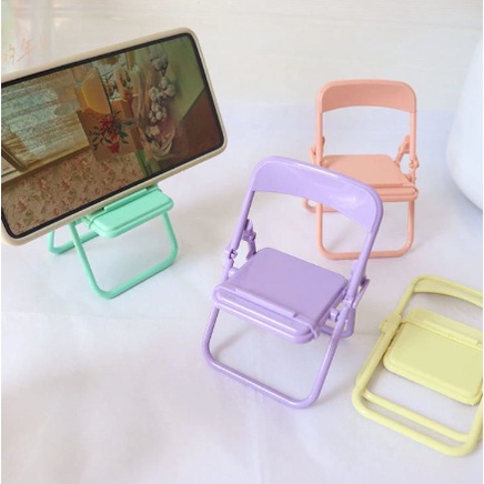 Phone Holder Kursi / Folding Chair Stand Holder Phone Universal