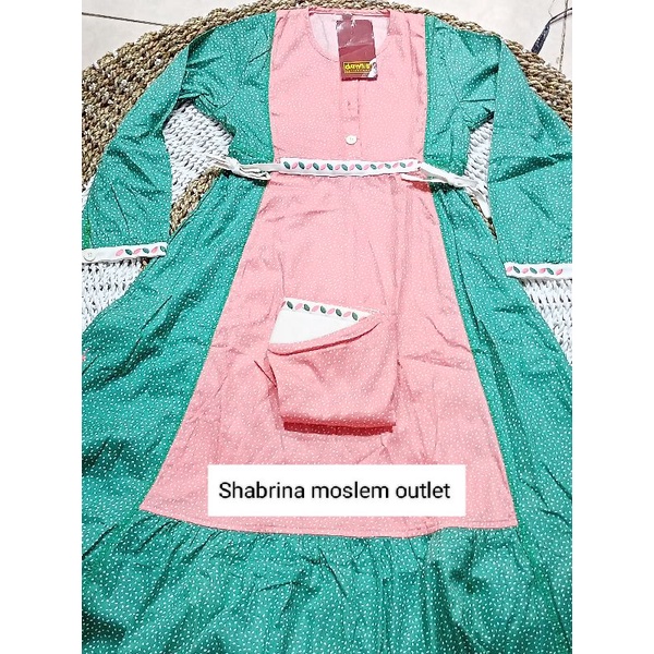 BIG SALE .  Cuci Gudang Promo Dannis Gamis Anak Perempuan Size 8