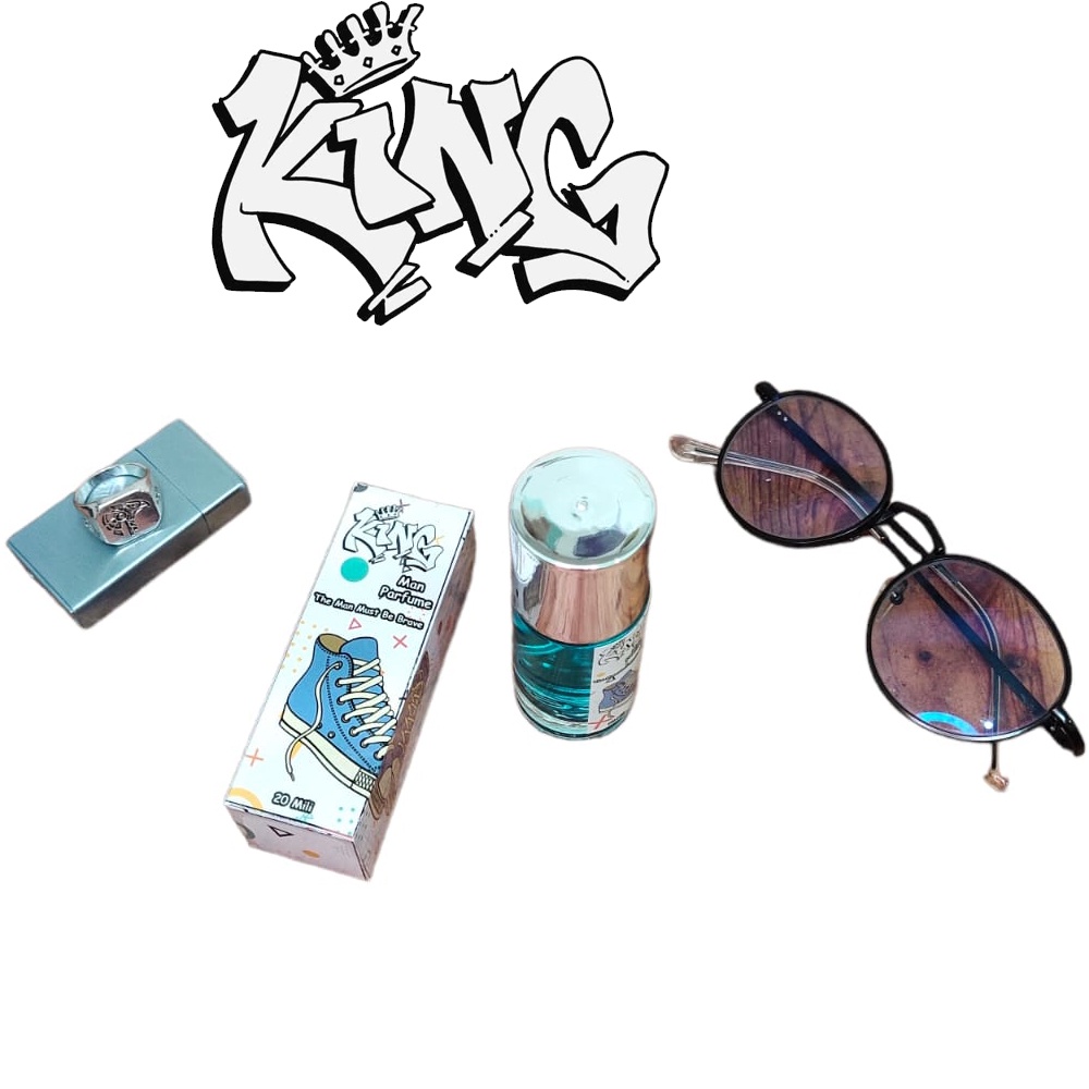 KING Parfum For MEN'S Eau De Parfume 20ml Premium - Free Emas