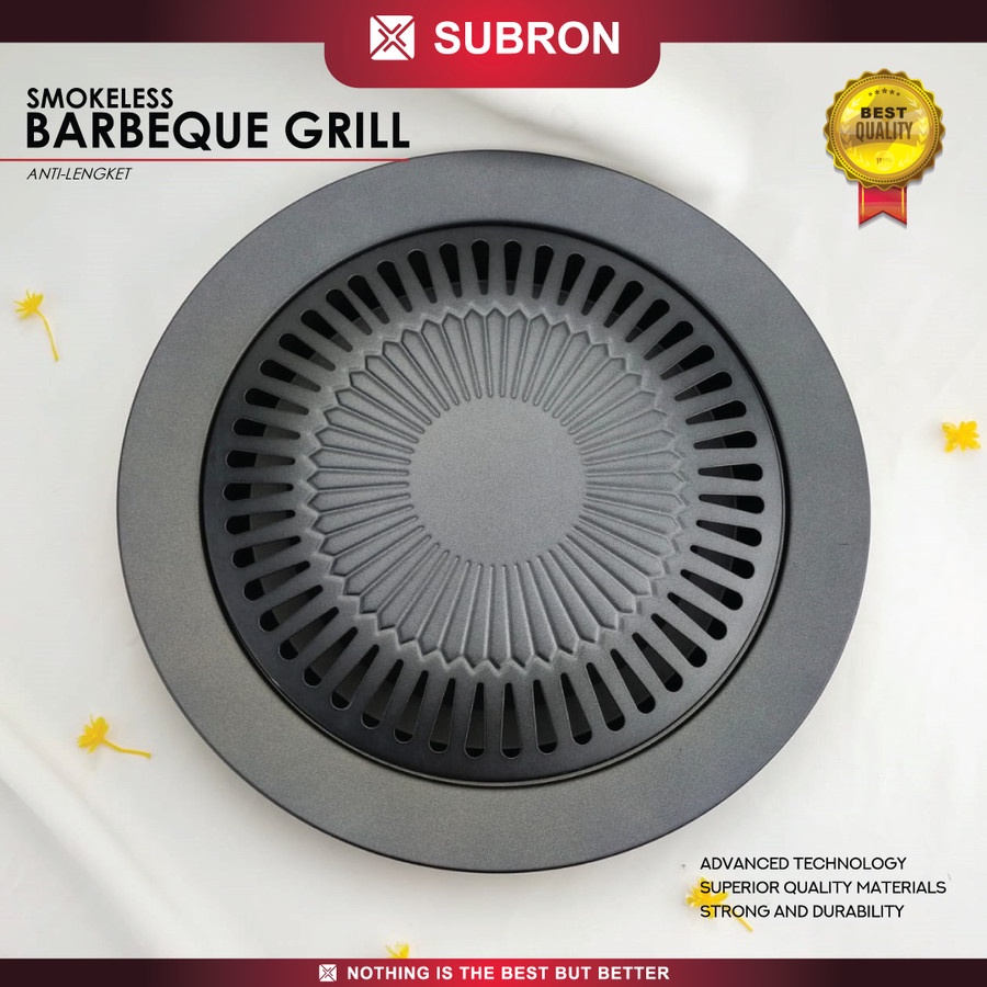 Panggangan 32cm BBQ Grill Anti Lengket - SUBRON