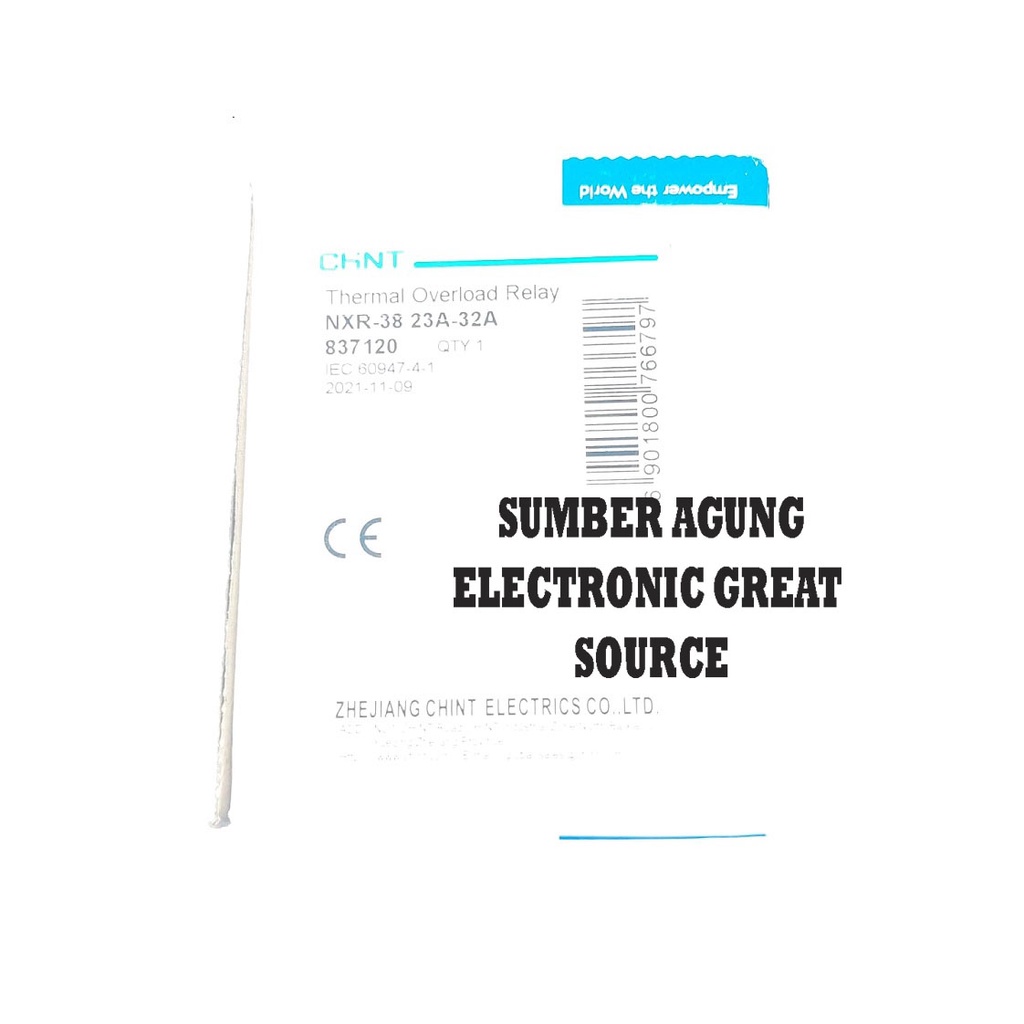 CHINT Thermal Overload Relay NXR38 23A - 32A CHNT Panel Listrik