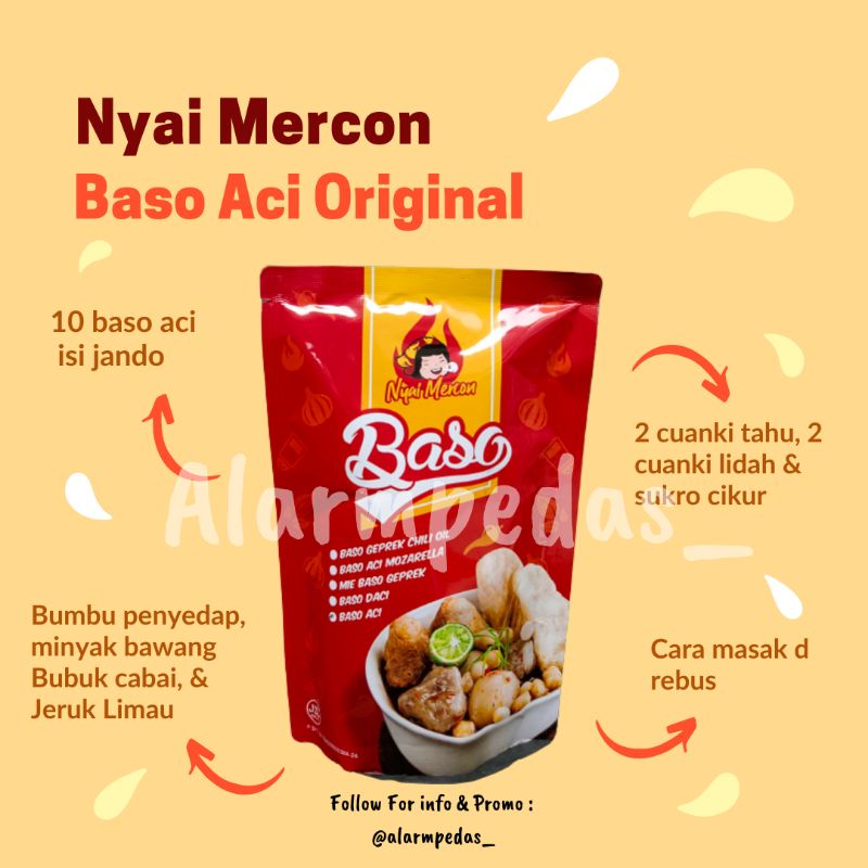 Jual Bakso Aci Original Baso Aci Isi Jando Nyai Mercon Agen Resmi Nyai