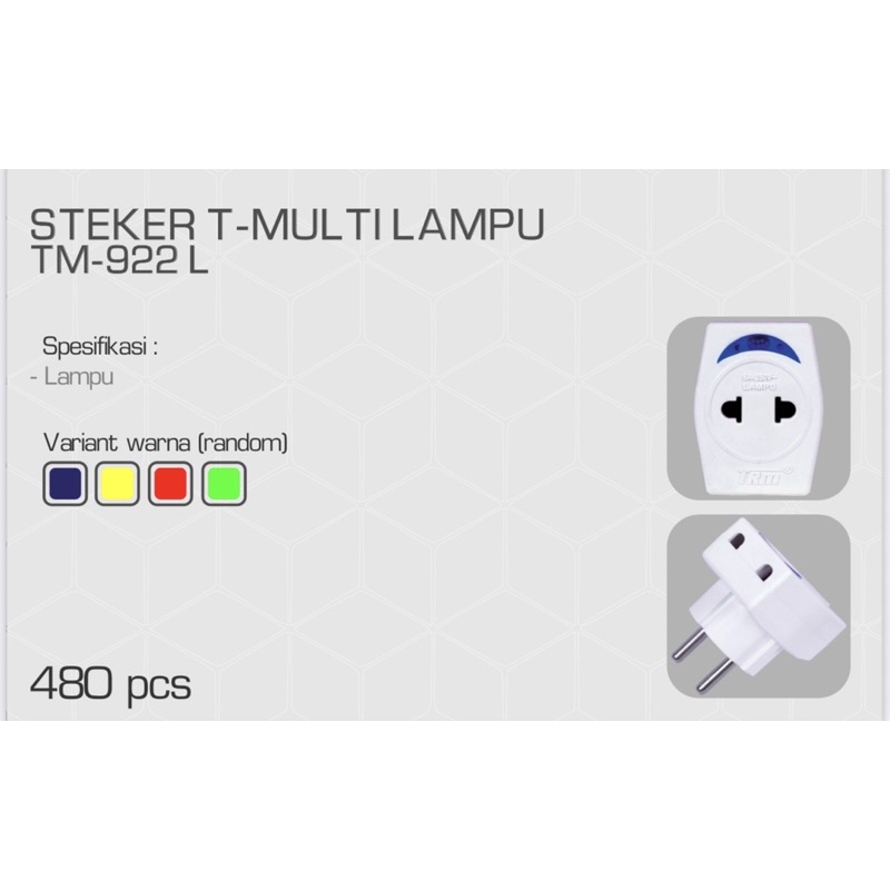 STEKER T KECIL MULTYFUNGSI + LAMPU TRM (T Kecil)