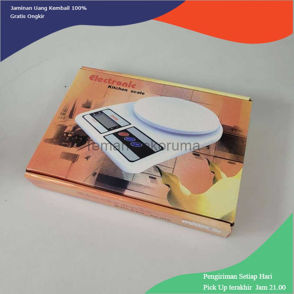 TD - PR VKTECH Timbangan Dapur Mini Digital Scale 10kg Akurasi 1g - SF-400