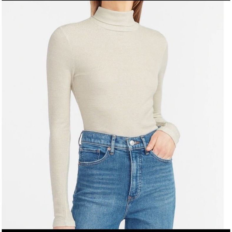 EXPRESS MOCK NECK LONG SLEEVE TEE EM1