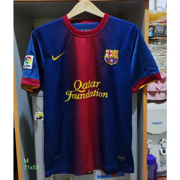 JERSEY BOLA VINTAGE BARCELONA SECOND BRANDED MURAH LIKE NEW