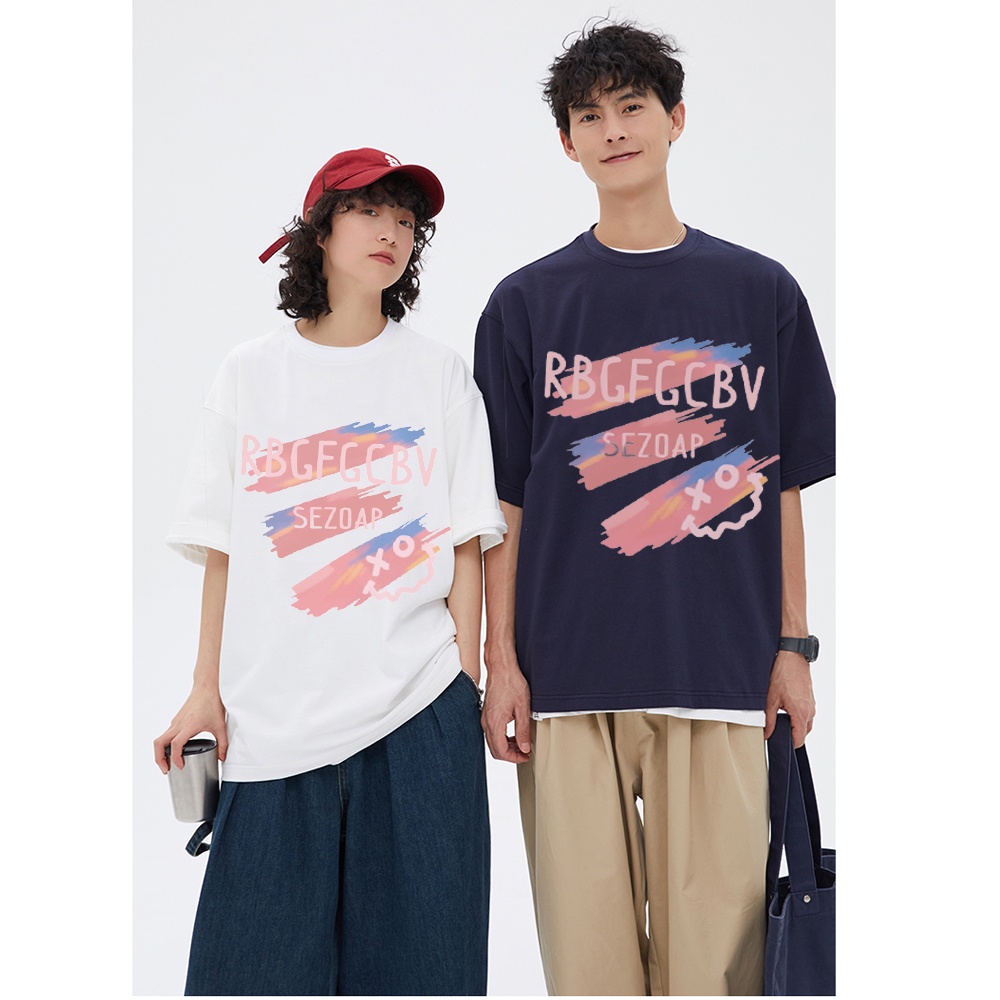 RDGF official shop 2023 winter new couple sweater Korean style kaos pria kaos cowok kaos oversize kaos oversize wanita  kaos hitam kaos murah kaos keren kaos kekinian  kaos t shirt oversize baju kaos murah