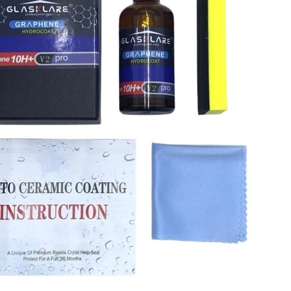 Glasklare Graphene 10H+ Nano Ceramic Diamond Coating Mobil Motor Helm - Graphene 10H+