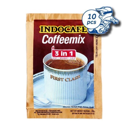 KOPI INDOCAFE COFFEMIX 1 RENCENG ISI 10 PCS