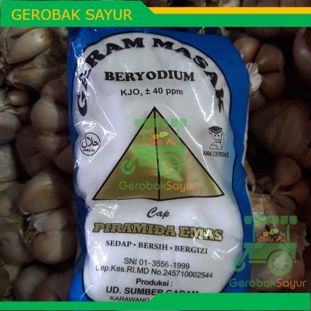 

Garam Beryodium Cap Piramida Emas 250 g