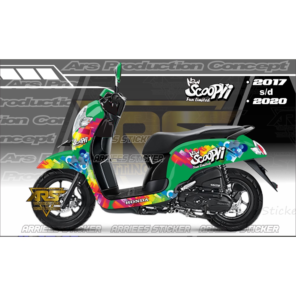 STICKER DECAL NEW SCOOPY STYLISH 2020. DECAL SCOOPY 2017 . 2018 . 2019 . 2020 FULL BODY.STICKER LIST