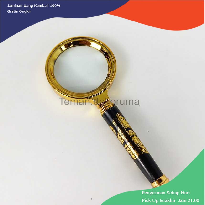 TD - PR2 Kaca Pembesar Handheld Magnifying Hand Lens Magnifier 60 mm