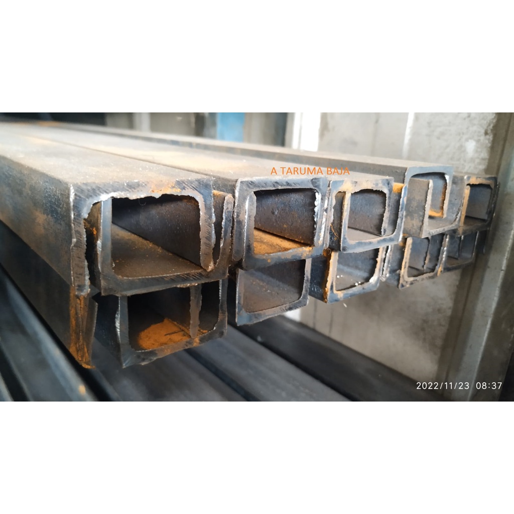 UNP Besi Panjang 6 mtr, Varian UNP : 50, 65, 80, 100, KANAL U, Besi U