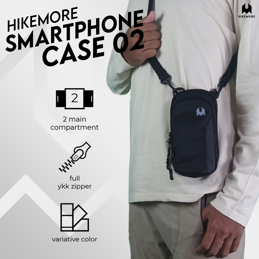 Hikemore Smartphone Case 02  Tas Selempang Pouch HP Handphone Original