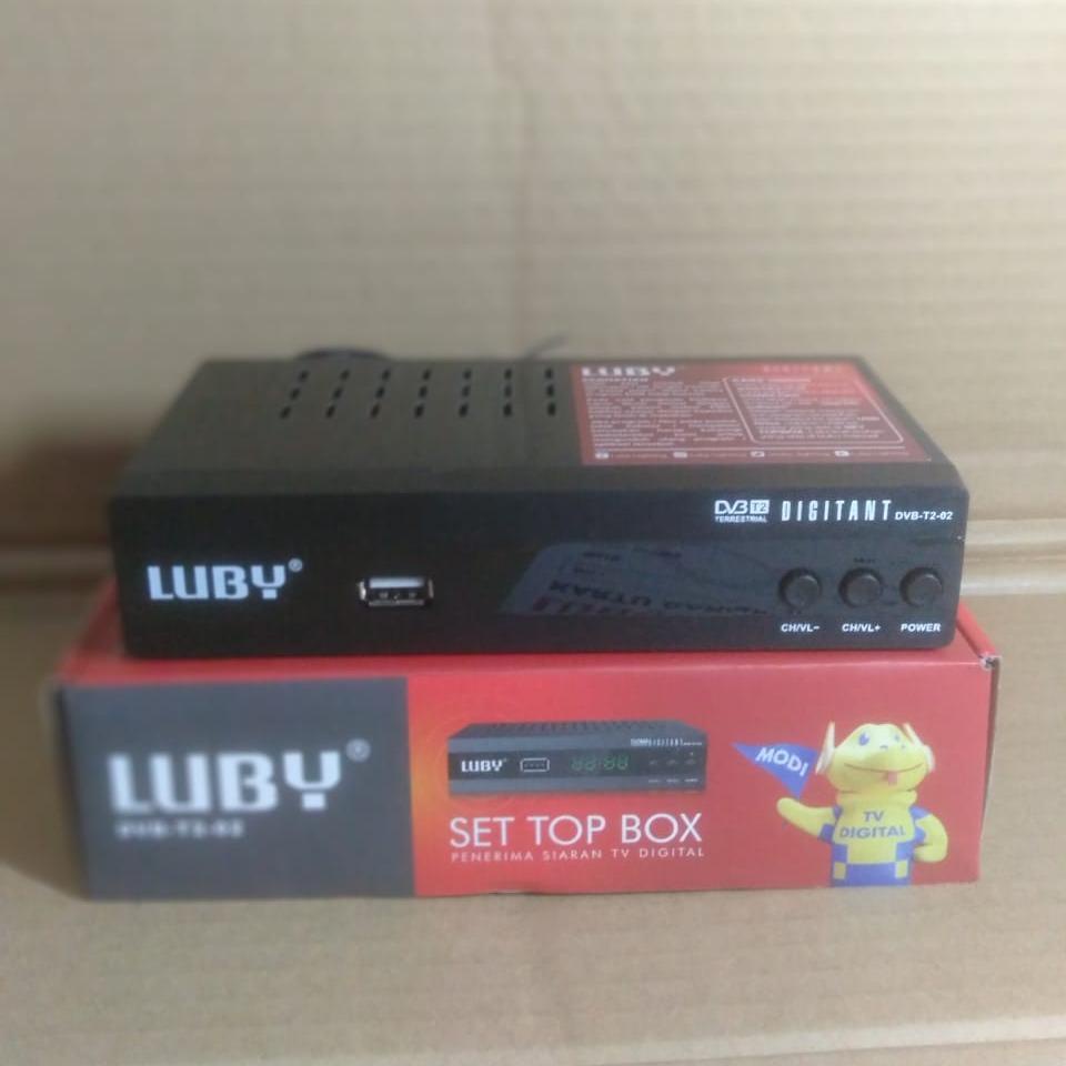 SET TOP BOX / STB MEREK LUBY STB DVB T2 01 TV DIGITAL UNTUK SEMUA JENIS TV