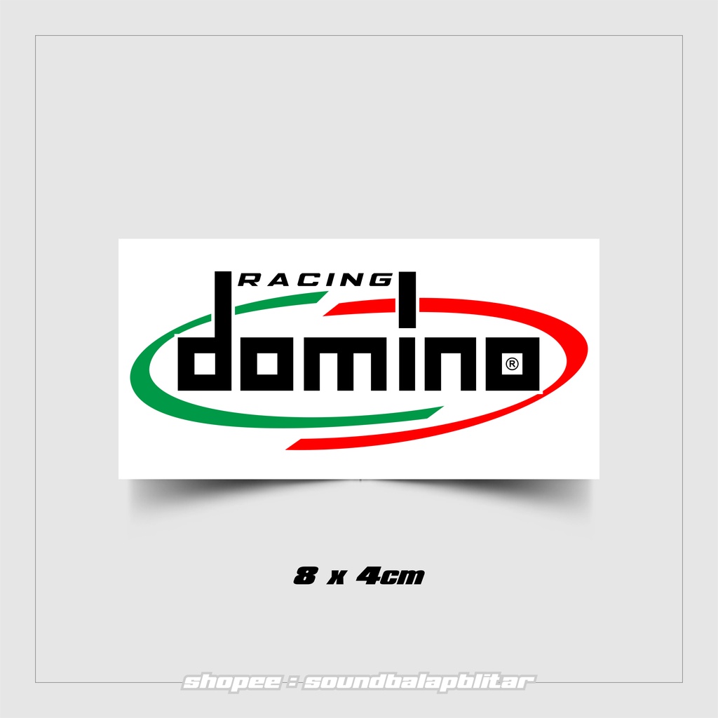 Stiker Vynil Racing Motor Anti Air Bijian Domino Racing - Soundbalapblitar