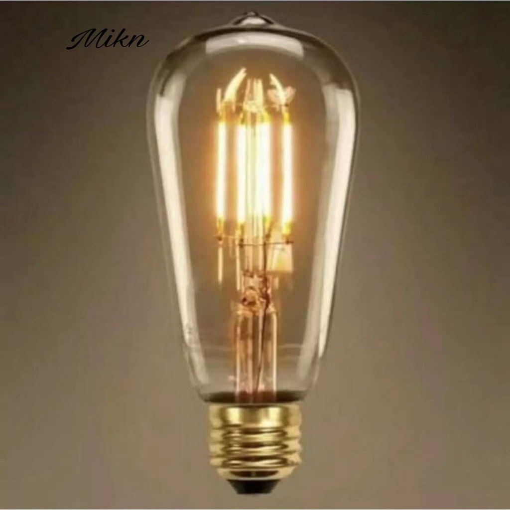 Lampu Filamen 4w Led ST64 G45 2W Lampu Filament Ledf Bulb 4 watt Edison Cafe MIK