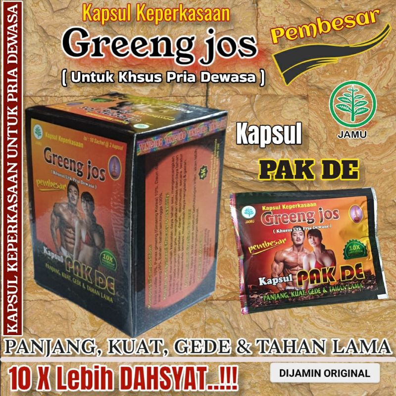KAPSUL KEPERKASAA PAK DE PLUS PEMBESAR(PANJANG, KUAT, GEDE & TAHAN LAMA)