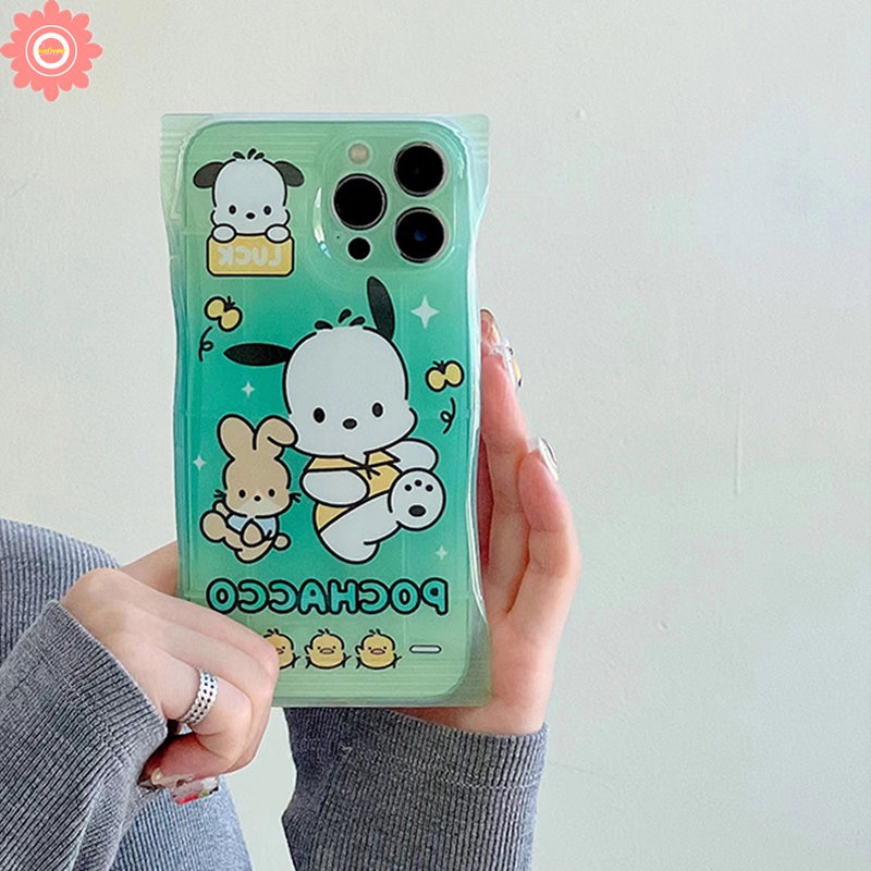 Soft Case TPU Motif Kartun Pochacco Melody Untuk IPhone 11 12 13 14 Pro Max 7 Plus XR 7 6 6s 8 Plus X Xs Max SE 2020