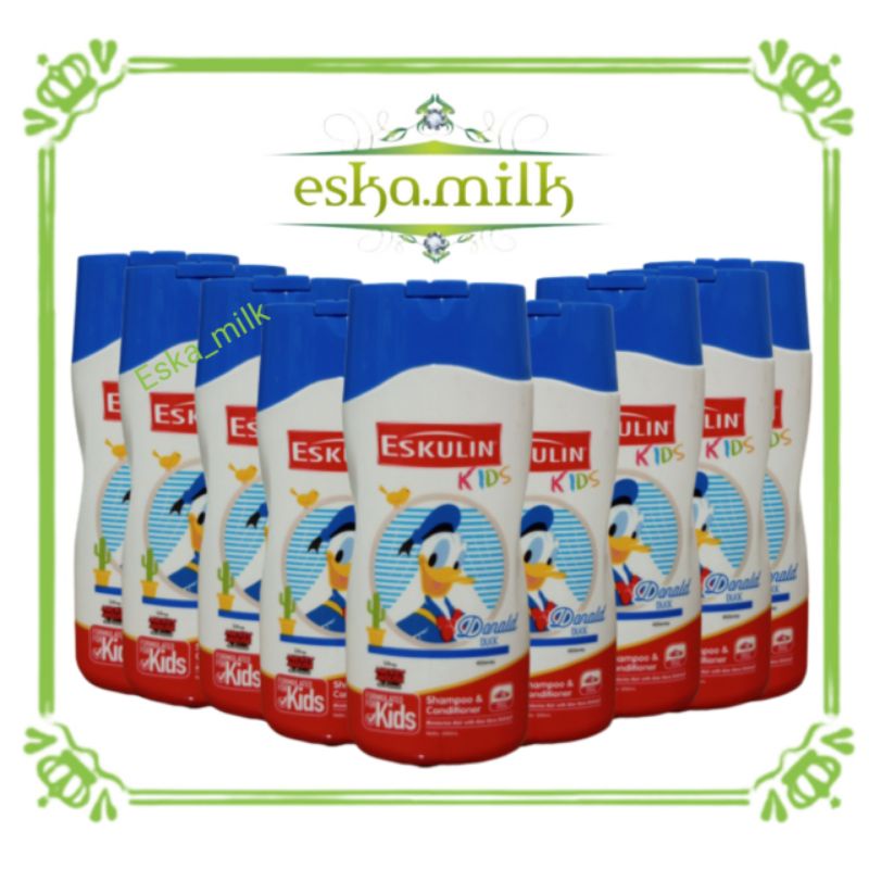 Eskulin Kids Sampo dan Kondisioner Donald Duck 200ml