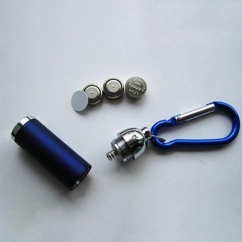 ღ Led Keychain Obor Lampu Lampu Senter Portable Tahan Air Mini Pencahayaan Terus Menerus Terkonsentrasi Lampu Hiking Alat Berkemah