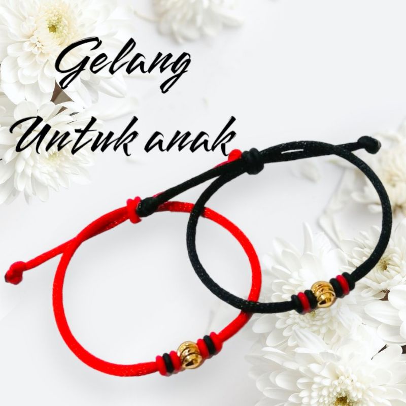 gelang tali simpel anak dan dewasa