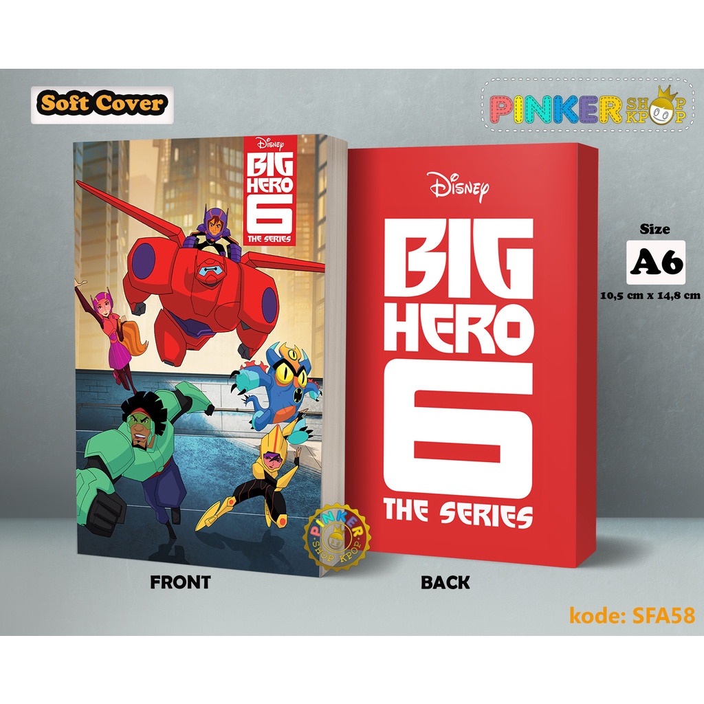 

(SFA58) Pocket Note ANIME BIG HERO 6 Softcover
