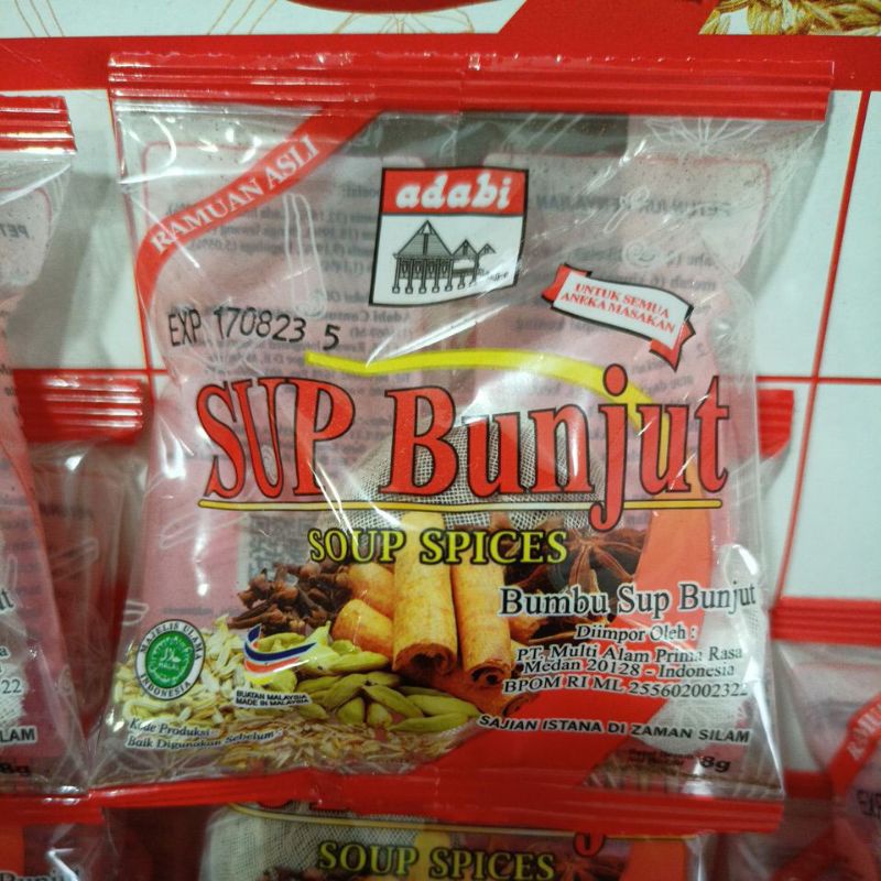 

Adabi Bumbu Sup Bunjut atau Buntut 8gr