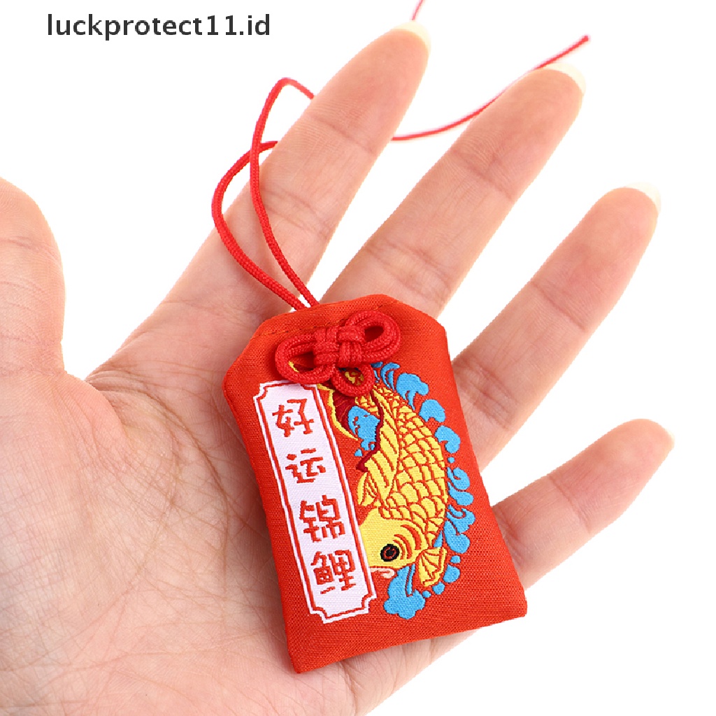 Kalung Tali Liontin Doa Omamori Pray Fortune Kesehatan Gaya Jepang