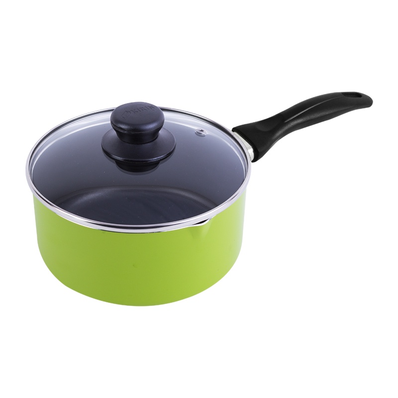 Kirin Saucepan Sasando 18 cm Sauce Pan 18cm Tutup Kaca Anti Lengket