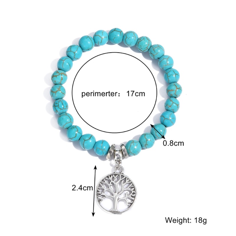 SIY Turquoises Stone Beads Gifts Bracelet Women Jewelry for Party Wedding