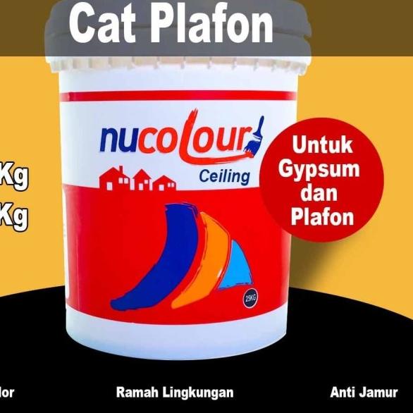 Cat Plafon Nucolour ceiling 5 kg - cat gipsum putih