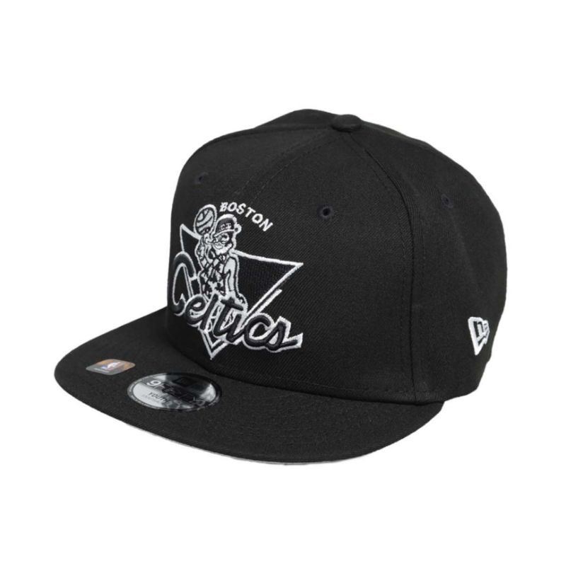 Topi Anak New Era Cap Boston Celtics Tip Off Black Kids 9Fifty Snapback Original