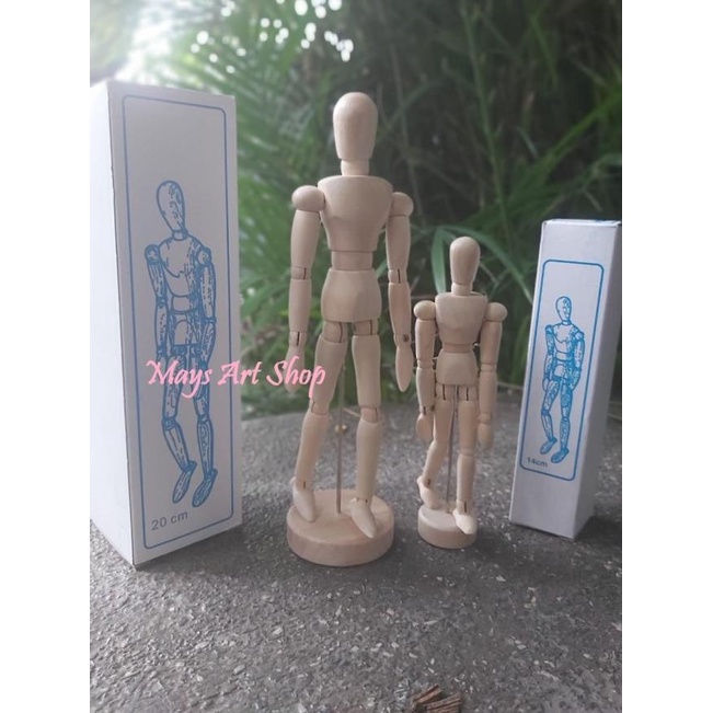 

Manekin Kayu - 20 cm / Wooden Mannequin / Manikin Kayu - Kecil (14cm)