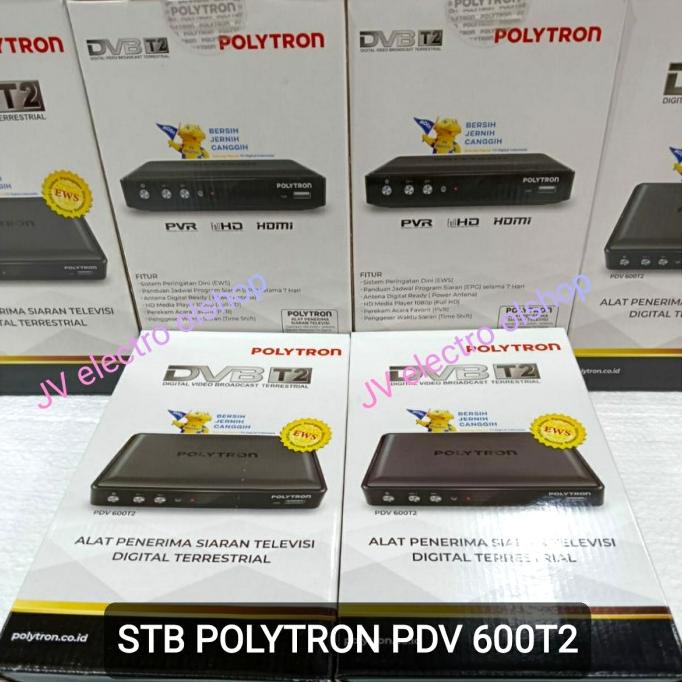 Set Top Box Tv Digital Polytron / Stb Polytron Dvb T2 Receiver Digital