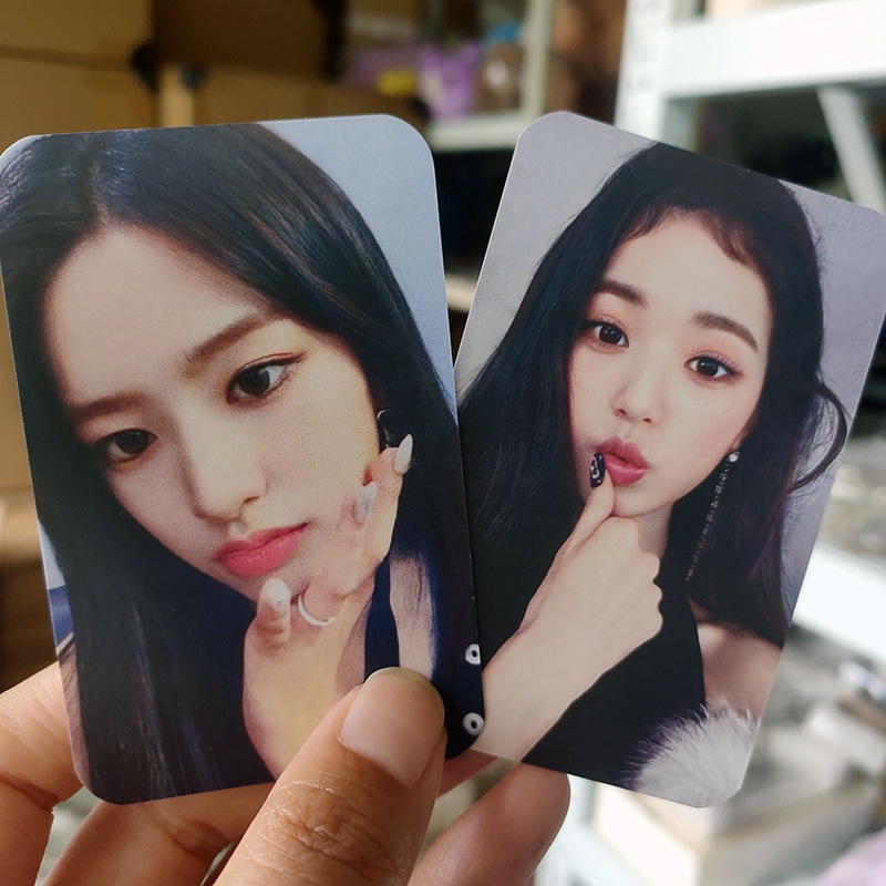 6pcs / set Kartu Foto Album WONYOUNG GAEUL YUJIN Ukuran Kecil