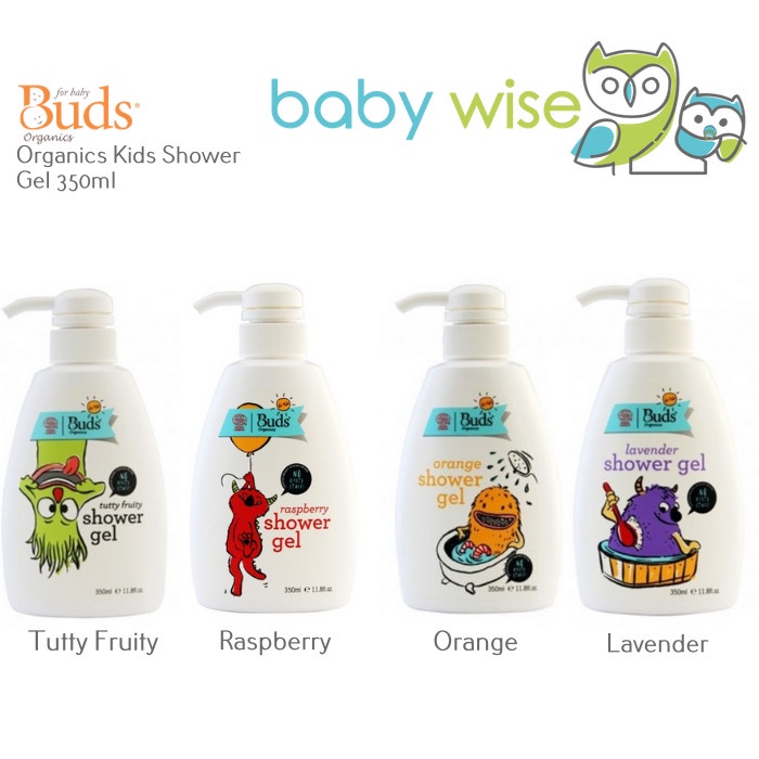 Jual Buds Organics Kids Shower Gel 350ml Shopee Indonesia