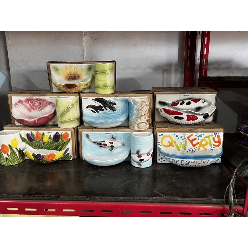 Tempat sabun Trisensa / venice model QWERTY IKAN KOI