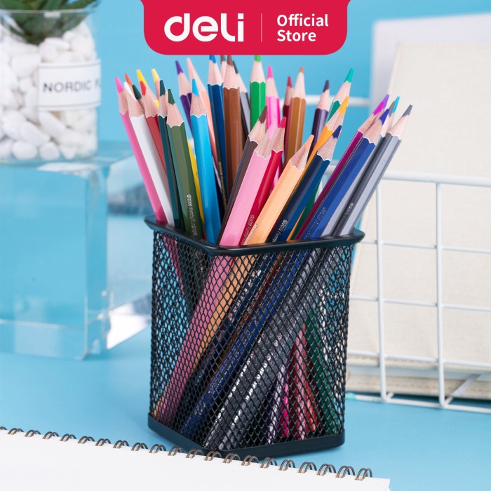 

[COD AKTIF] Deli Super Wings Pensil Berwarna Hexagonal Barrel 36 warna EC00837