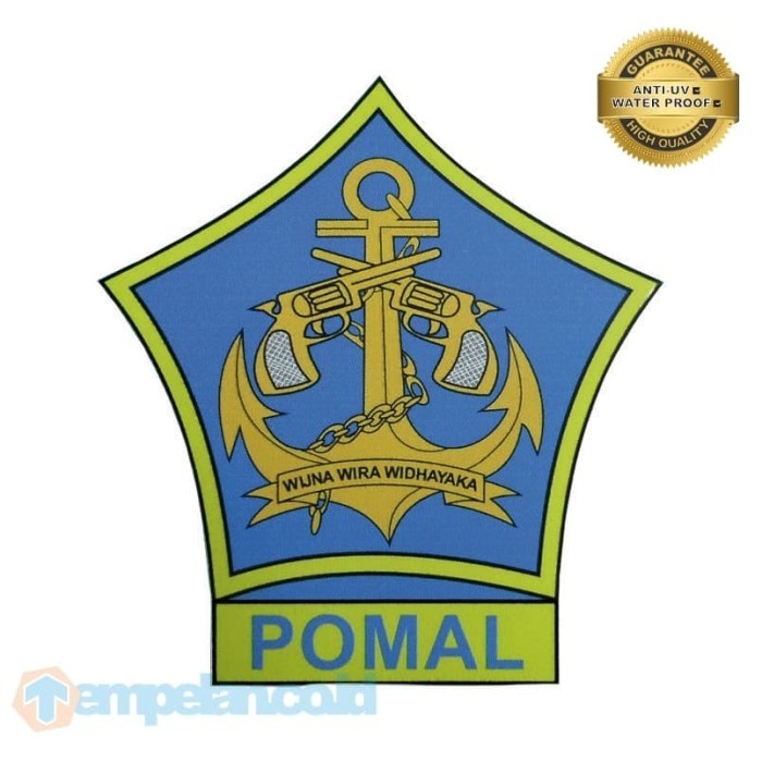 STIKER POLISI MILITER TNI AL POMAL