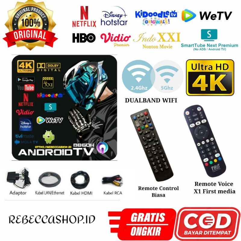 STB Android Tv Box ZTE B680H Hybrid Full root Full chanel Apps
