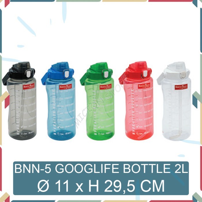 MICTON Lion Star Basic Home BNN-5 Goodlife Bottle 2L Gagang Sedotan