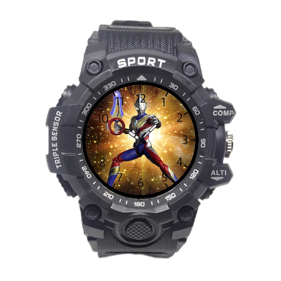 Jam Tangan Anak Laki Laki Sport Ultraman Anti Air