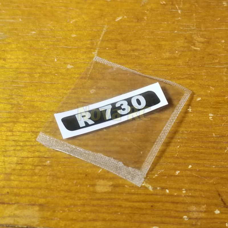 Emblem 3D stiker depan R730 untuk scania RC truck 1/14