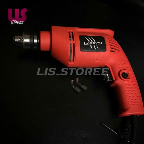 Mesin Bor Listrik 10MM Troodon Electric Drill Variable Sped